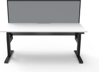 Boost Light Electric Height Adjustable Single Sided Workstation