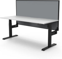 Boost Light Electric Height Adjustable Single Sided Workstation