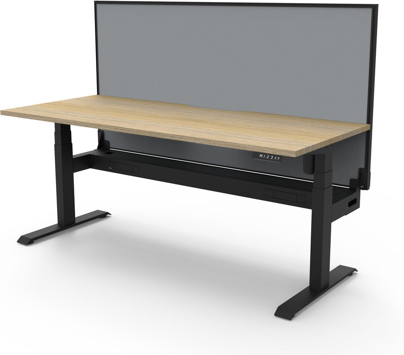 Boost Light Electric Height Adjustable Single Sided Workstation