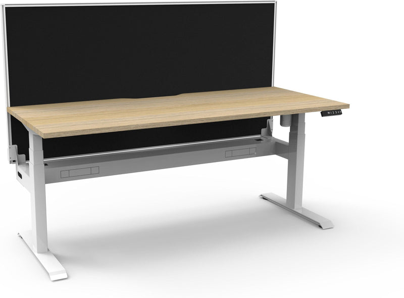 Boost Light Electric Height Adjustable Single Sided Workstation