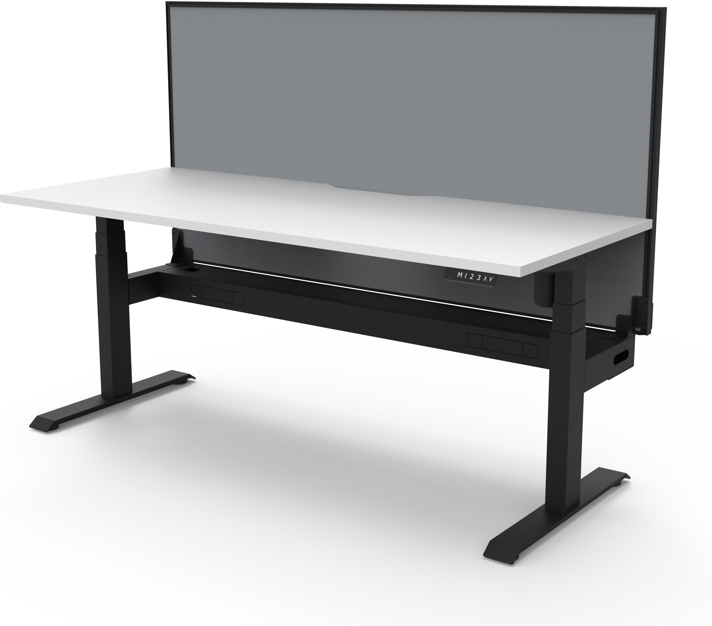 Boost Light Electric Height Adjustable Single Sided Workstation