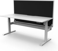 Boost Light Electric Height Adjustable Single Sided Workstation