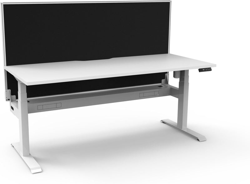 Boost Light Electric Height Adjustable Single Sided Workstation