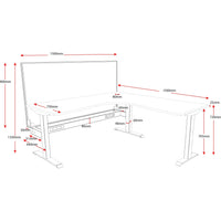 Boost Static Corner Workstation