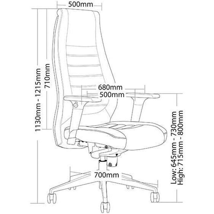 Office Chairs, Ergonomic Executive Chari, Pu Leather, Boston Range