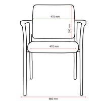 Buro Lindis SafeTex - 4 Leg with arms