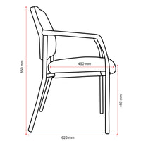 Buro Lindis SafeTex - 4 Leg with arms