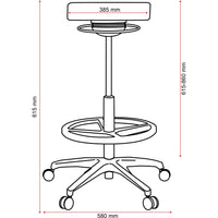 Buro Polo Drafting Stool
