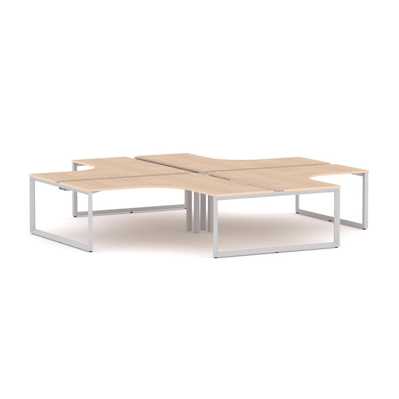 Anvil 4-Person 90Deg Workstation