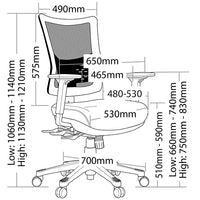 Cloud Task Mesh Chair