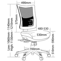 Cloud Task Mesh Chair