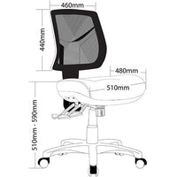 Chelsea 3 Lever Mesh Back Big Boy Seat Task Chair