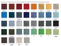 Unframed Wrapped Pinboard - Autex Vertiface Fabric