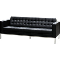 Como 3 Seater Leather Lounge