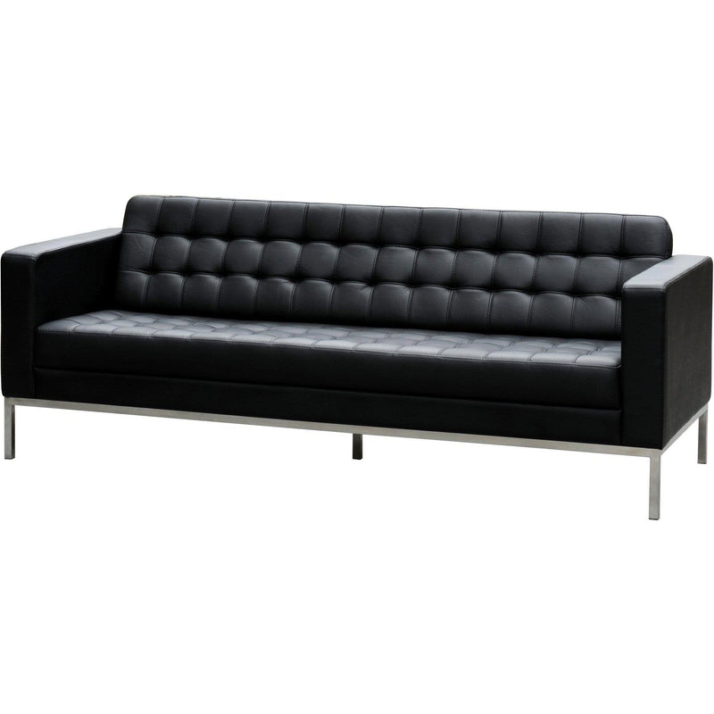 Como 3 Seater Leather Lounge