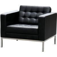 Como Single Leather Lounge