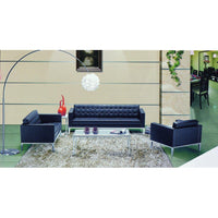 Como Single Leather Lounge