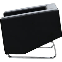 Cube Single Leather Lounge - Black