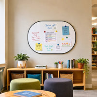 Direct Message Rounded Magnetic Whiteboard