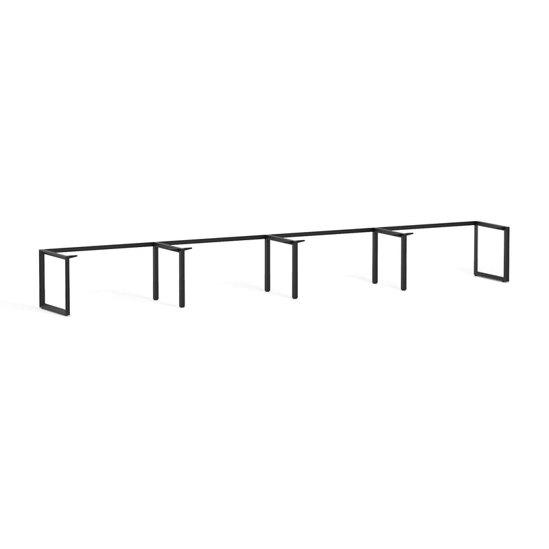 Anvil 4-Person Single-sided Desk Workstation Frame Only