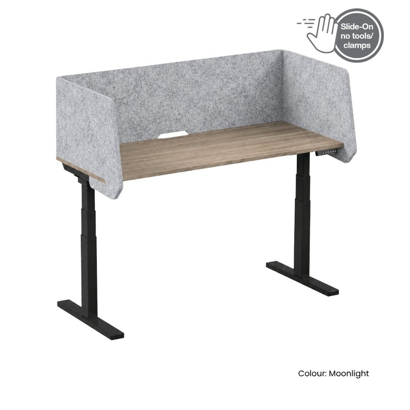 SANA Serenity Desk Screen Sit-Stand Slider Surround