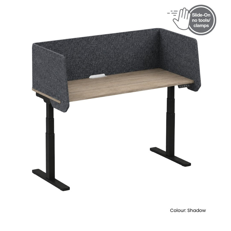SANA Serenity Desk Screen Sit-Stand Slider Surround