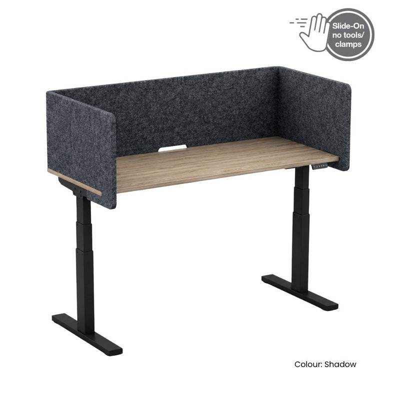 SANA Serenity Desk Screen Sit-Stand Slider Surround