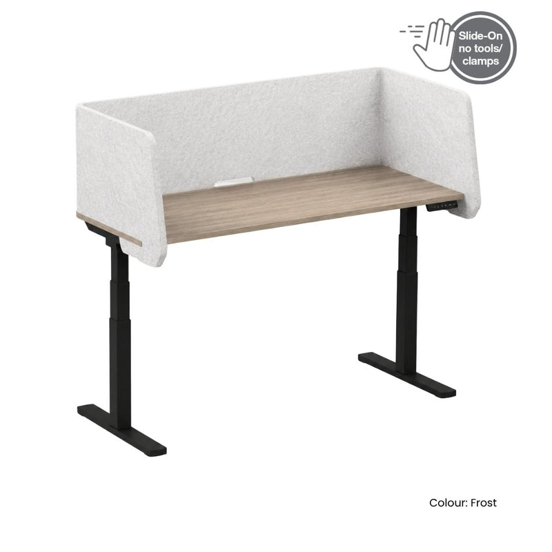 SANA Serenity Desk Screen Sit-Stand Slider Surround