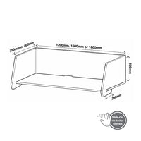 SANA Serenity Desk Screen Sit-Stand Slider Surround