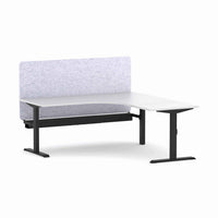 Klass Fixed 90Deg Workstation With AcoustiQ Screen