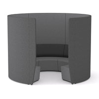 Motion Arc 5 Walls Charcoal/Stone