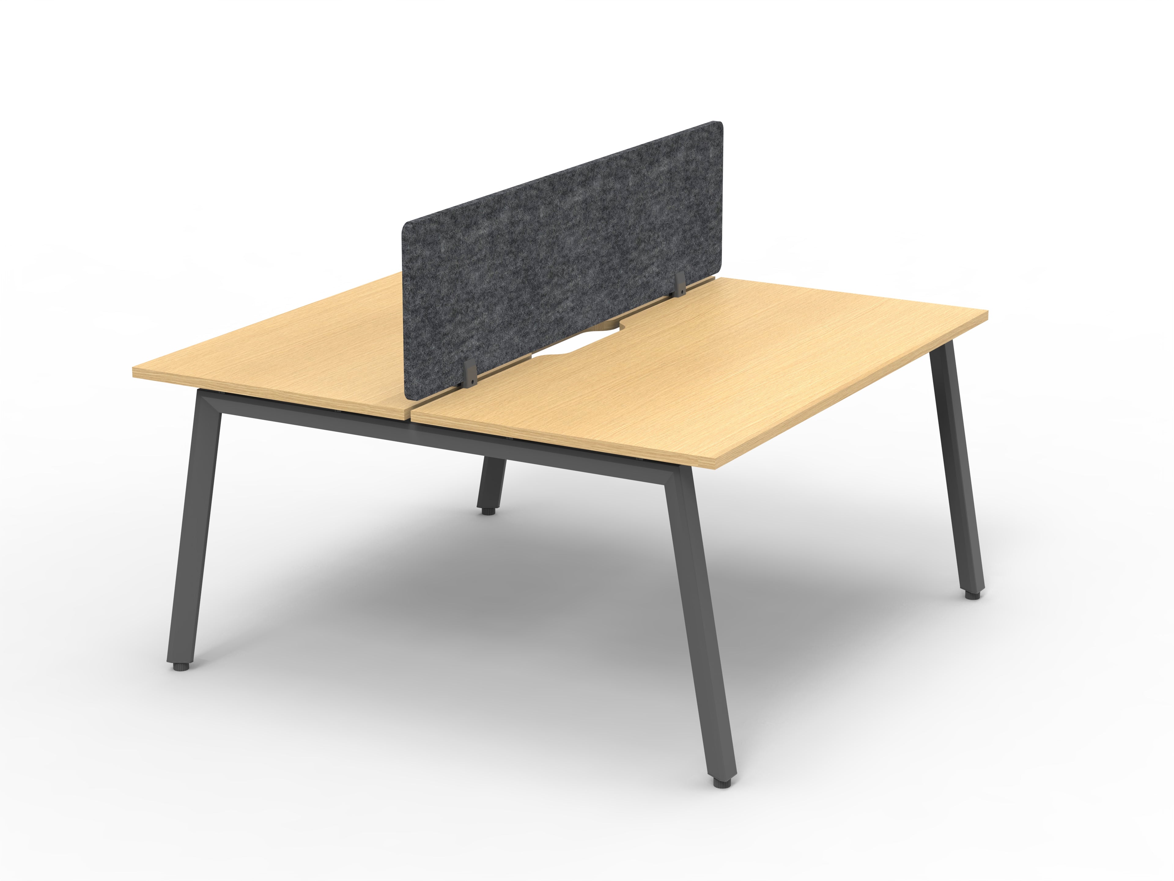 Daytona 2 Person Double Sided Workstation - With Screen-Elite Office Furniture