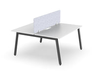 Daytona 2 Person Double Sided Workstation - With Screen-Elite Office Furniture