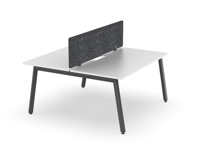 Daytona 2 Person Double Sided Workstation - With Screen-Elite Office Furniture