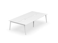 Daytona 4 Person Double Sided Workstation - Without Screen