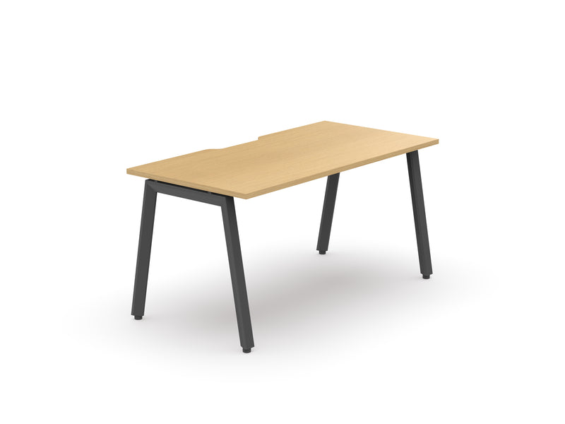 Daytona 1 Person Single Sided Workstation - Without Screen-Elite Office Furniture