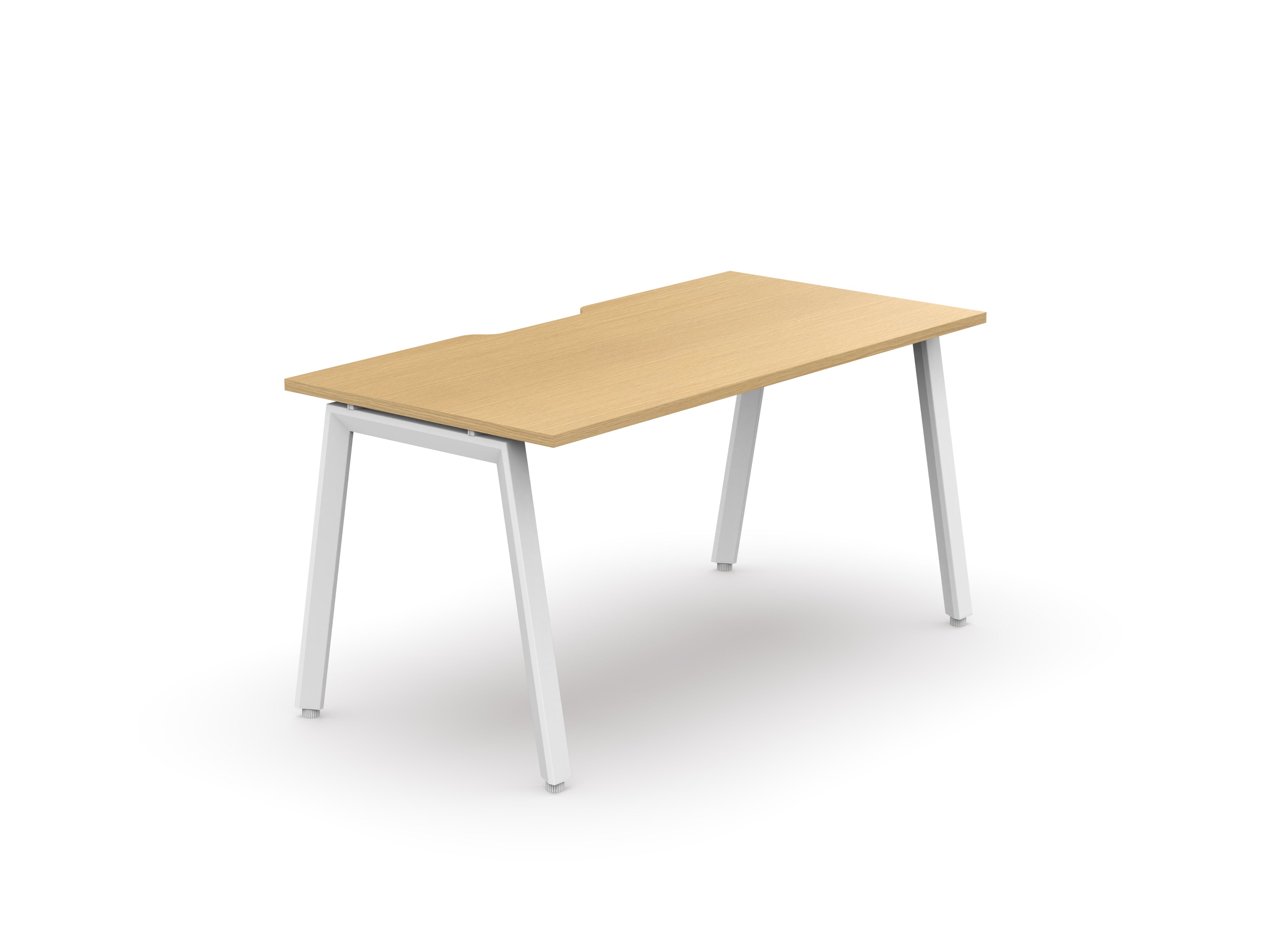 Daytona 1 Person Single Sided Workstation - Without Screen-Elite Office Furniture