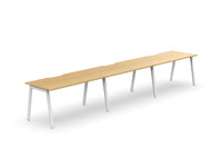 Daytona 3 Person Single Sided Workstation - Without Screen