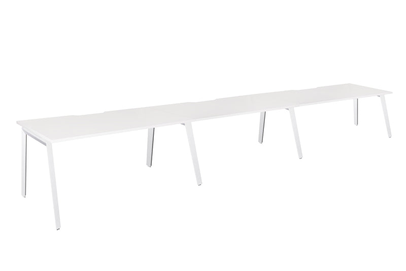 Daytona 3 Person Single Sided Workstation - Without Screen