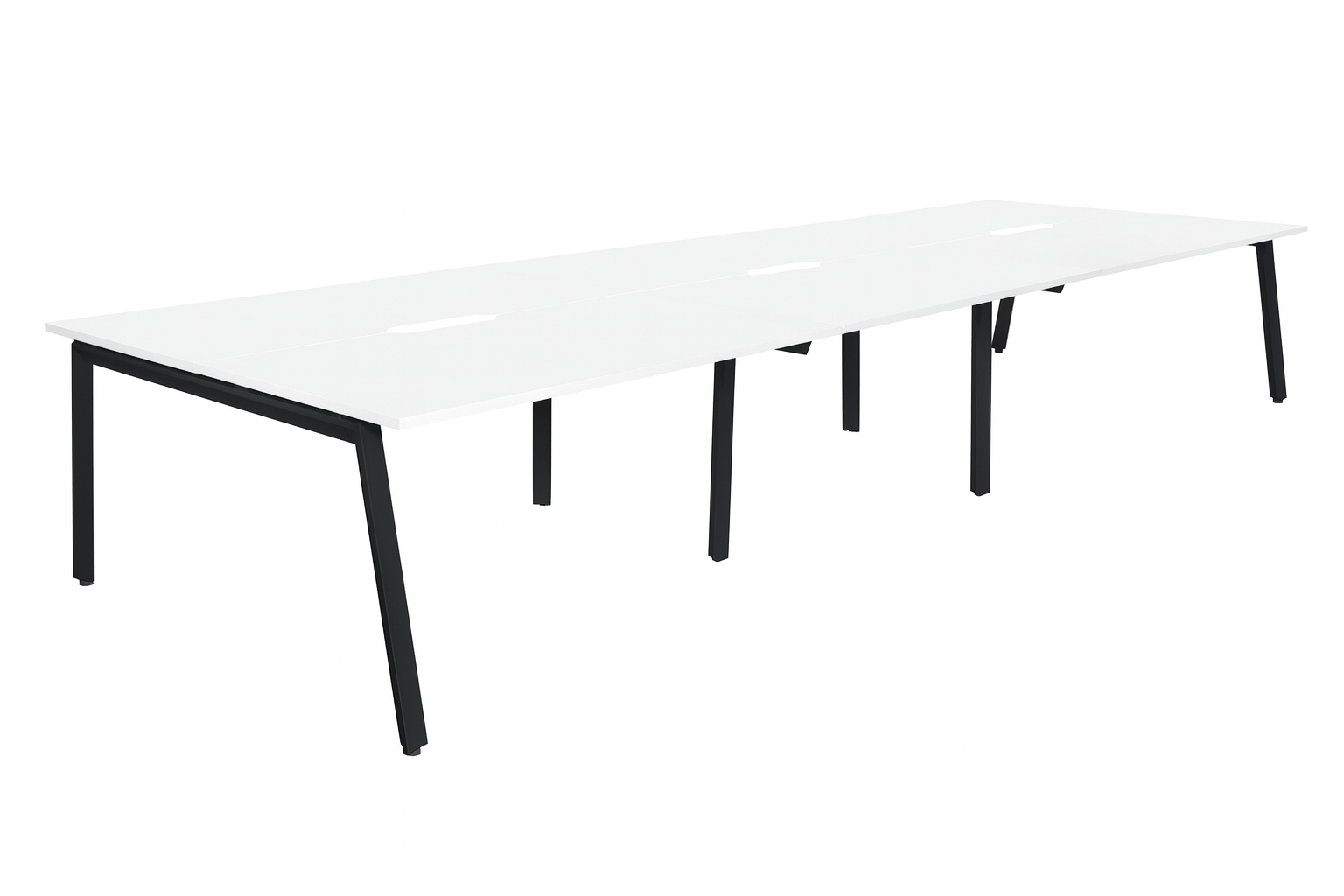 Daytona 6 Person Double Sided Workstation - Without Screen