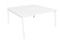 Daytona 2 Person Double Sided Workstation - Without Screen