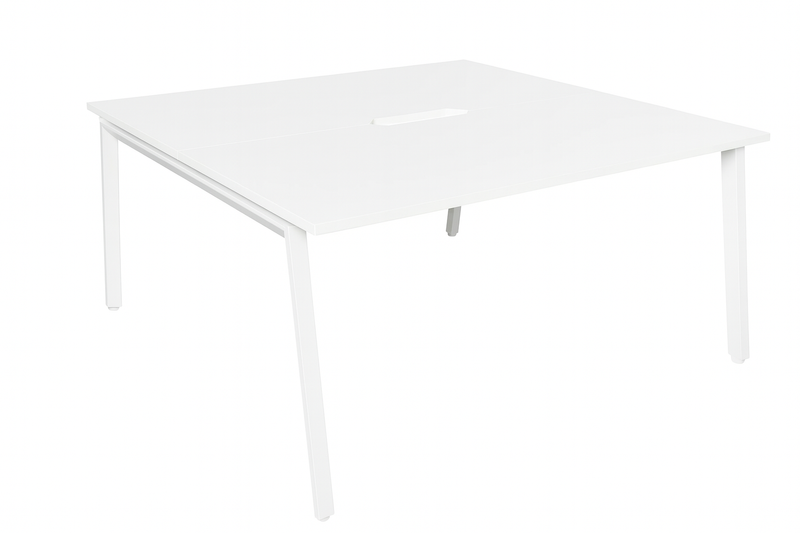 Daytona 2 Person Double Sided Workstation - Without Screen