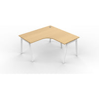 Daytona 1 Person Corner L Shape Workstation - Without Screen-Elite Office Furniture