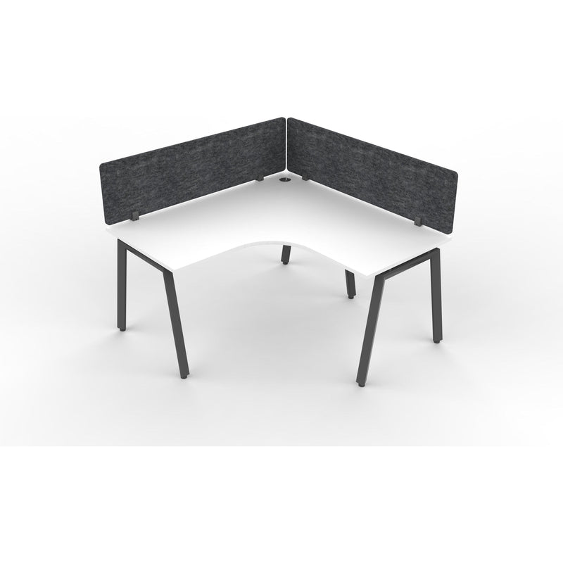 Daytona 1 Person Corner L Shape Workstation - With Screen-Elite Office Furniture