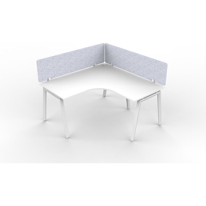 Daytona 1 Person Corner L Shape Workstation - With Screen-Elite Office Furniture