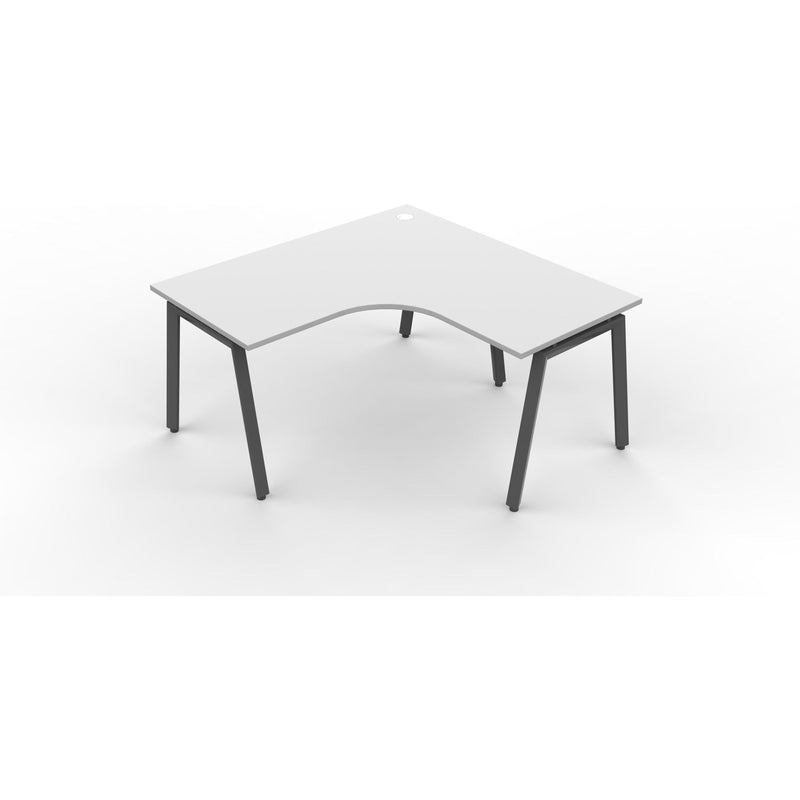 Daytona 1 Person Corner L Shape Workstation - Without Screen-Elite Office Furniture