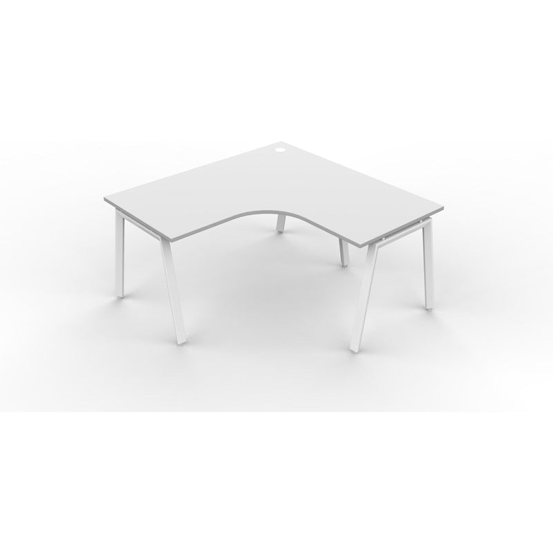 Daytona 1 Person Corner L Shape Workstation - Without Screen-Elite Office Furniture