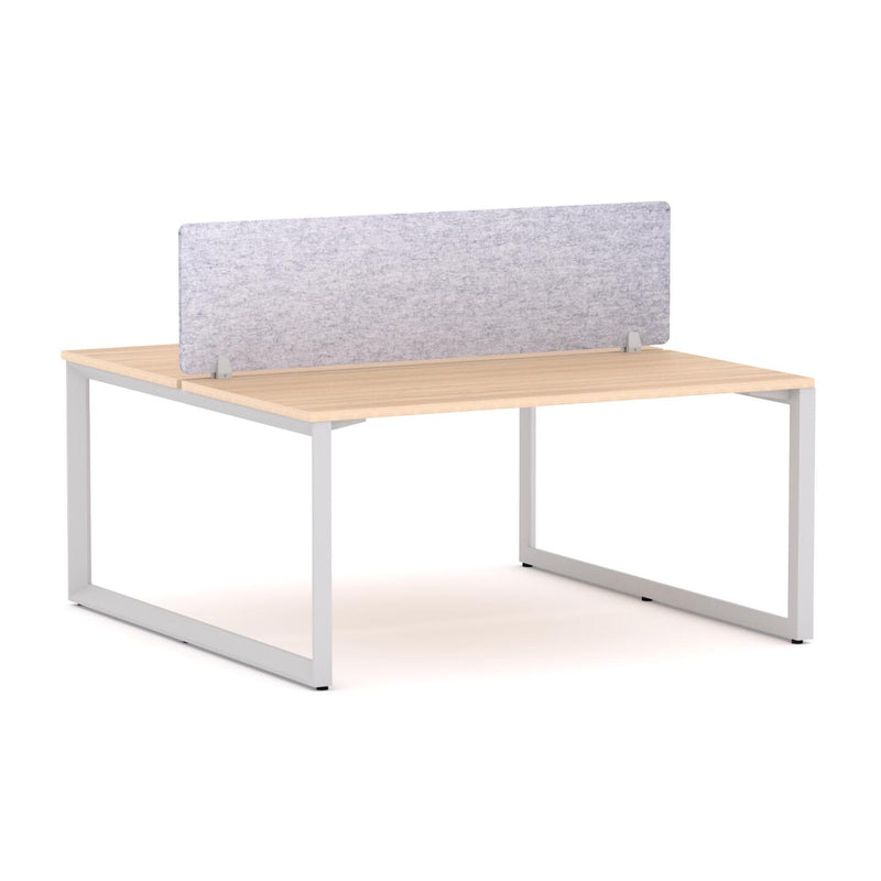 Anvil 2-Person Double-sided Desk Workstation Includes: AcoustiQ Screen