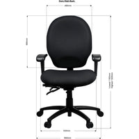 Duro Heavy Duty Task Chair - 160kg Weight Capacity
