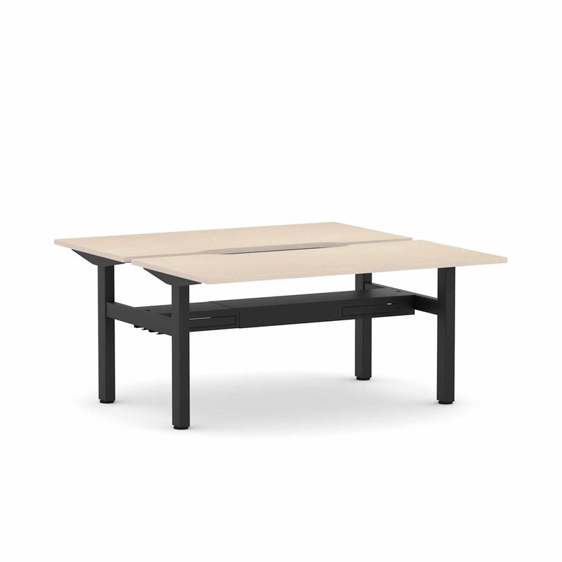 Klass Fixed 2-Person Double-sided Desk Workstation